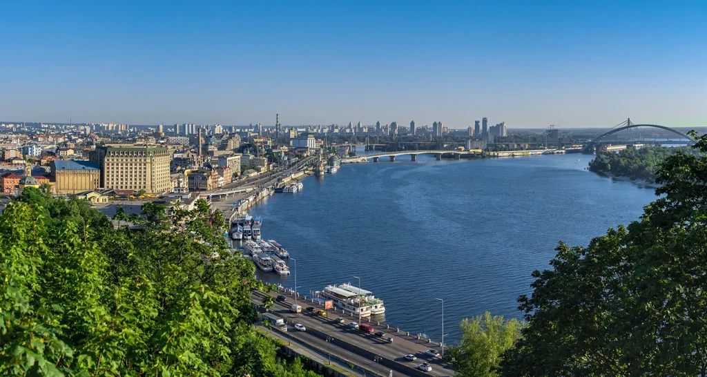Dnipro River Ukraina